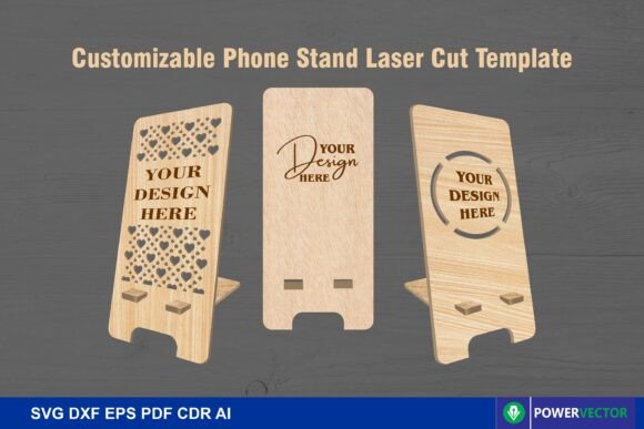 Download Customizable Phone Stand Cut Pattern - Pattern Collection