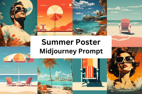 Download Midjourney Prompt for Summer Poster - Summer Collection
