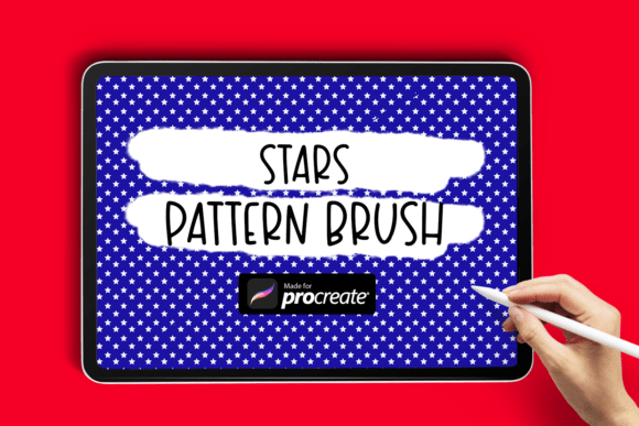 Download Stars Polka Pattern Brush Procreate - Pattern Collection