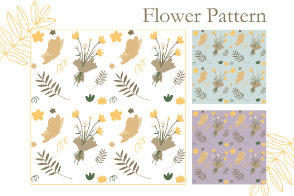 Download Cute Flower Spring Minimal Pattern - Pattern Collection