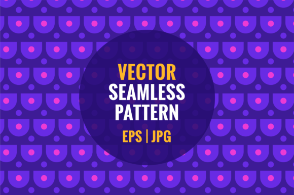 Download Fun Geometric Seamless Pattern in Dark - Pattern Collection