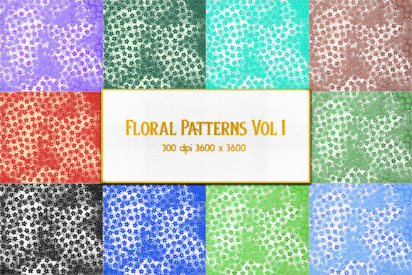 Download Cute Floral Pattern Textures - Vol I - Pattern Collection