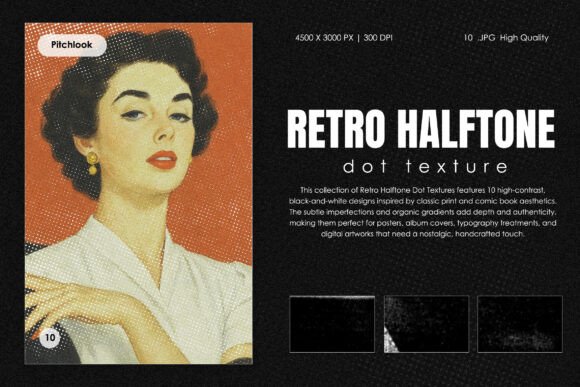 Download Retro Halftone Dot Texture - Texture Collection