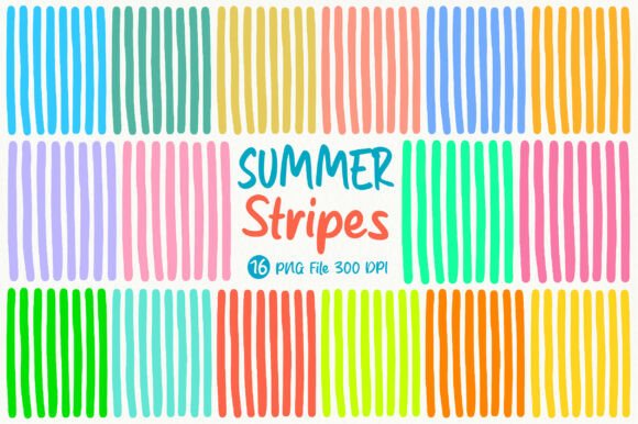 Download Preppy Summer Stripes Background PNG - Summer Collection